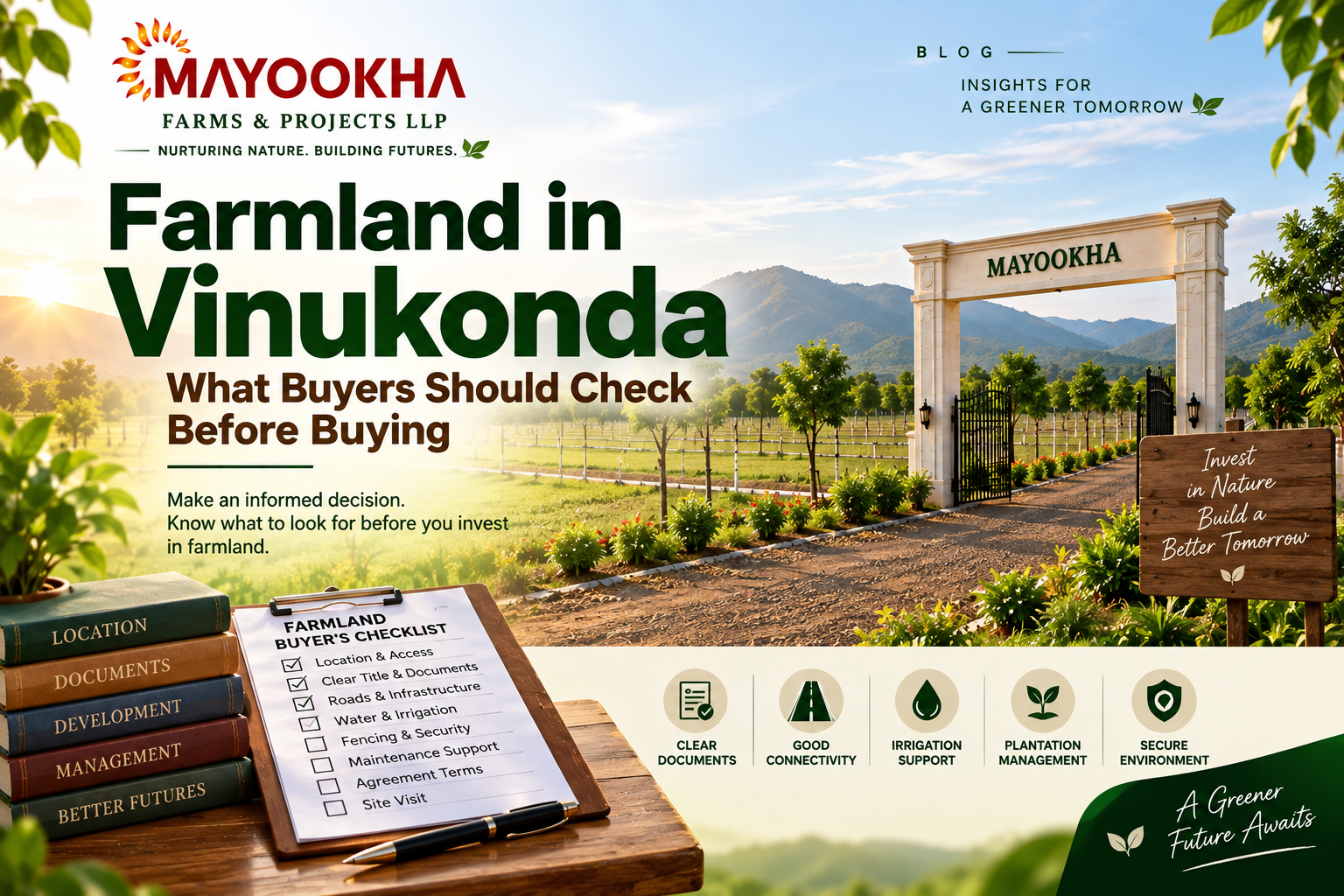 Farmland in Vinukonda: What Buyers Should Check Before Buying