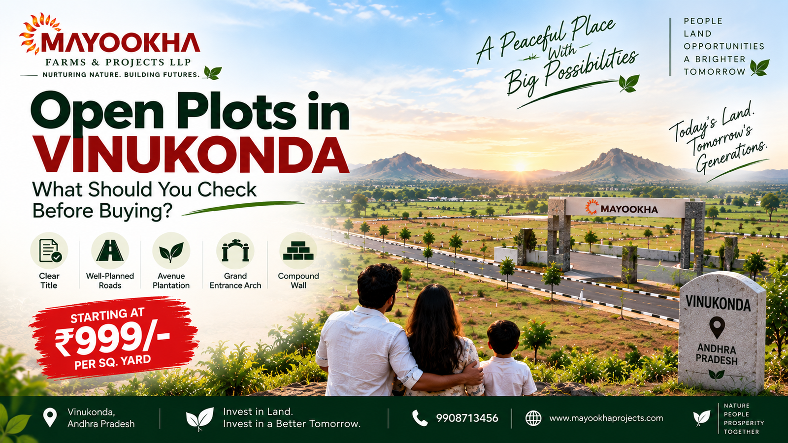 Open Plots in Vinukonda: What Should You Check Before Buying?